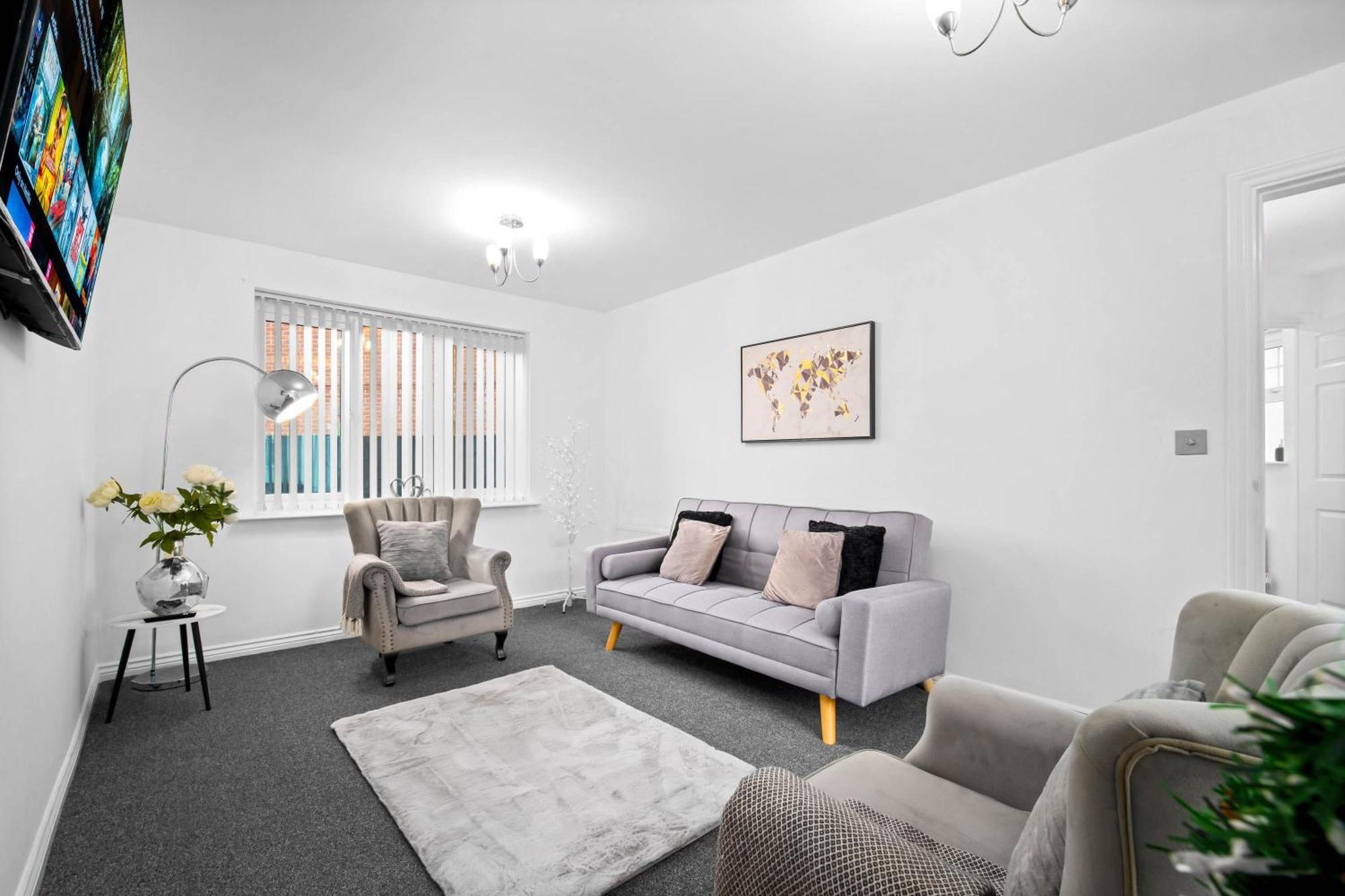 Harmony House 3 Bedroom New Build For Families, Contractors, Black Country Museum Sleeps 6 Tipton Zewnętrze zdjęcie
